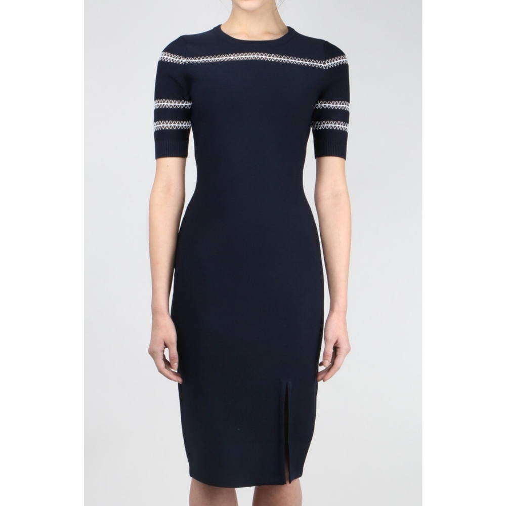 Jonathan Simkhai Tower Trim Knit Dress